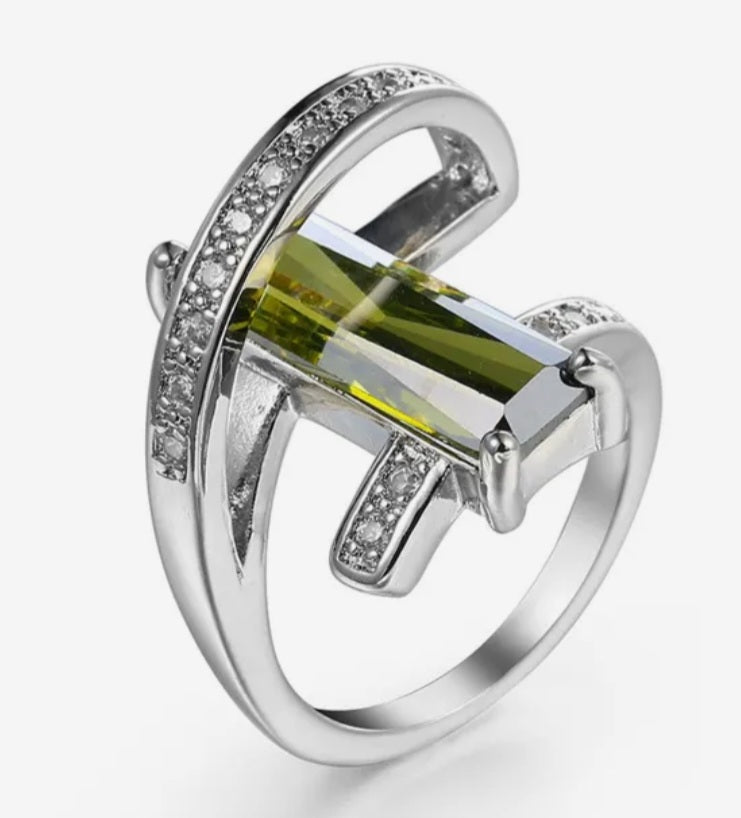 Peridot ring