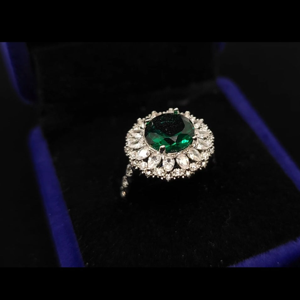 Emerald Cocktail Ring