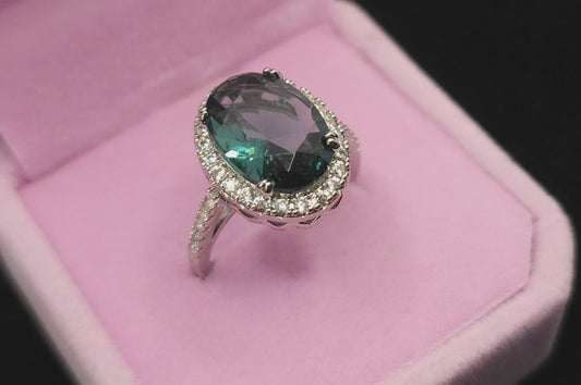 Sea Green Cocktail Ring